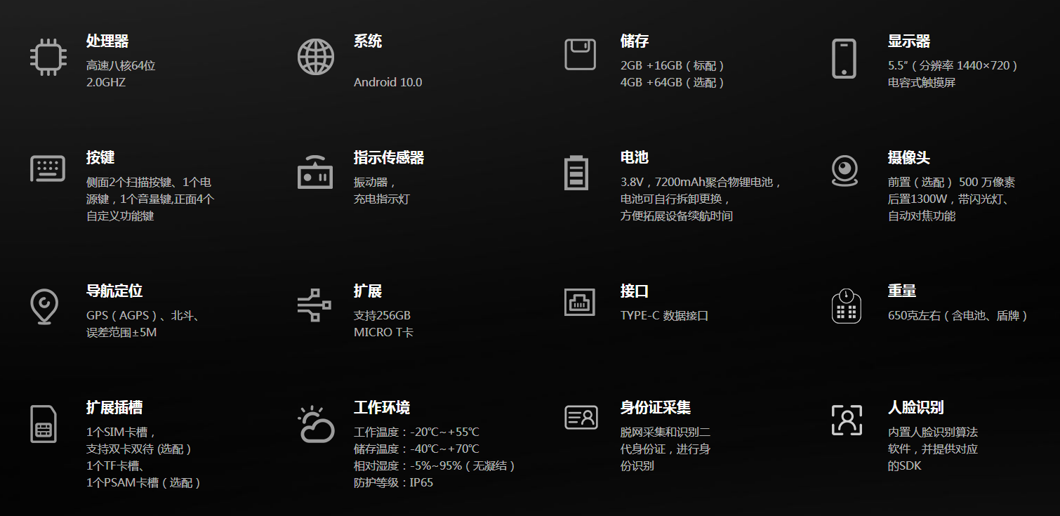 漢德霍爾BJ6100遠(yuǎn)距RFID手持終端詳細(xì)參數(shù)